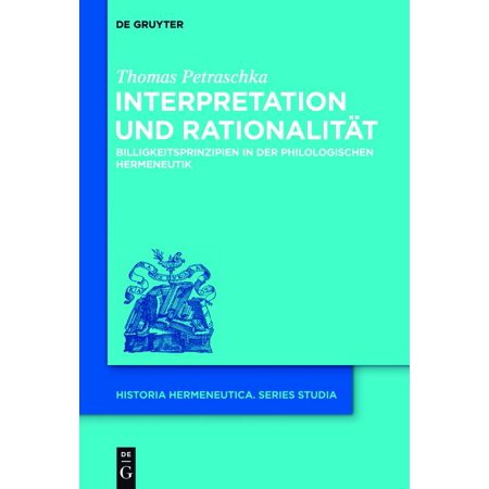 ISBN 9783110350982 product image for Historia Hermeneutica. Series Studia: Interpretation Und Rationalität (Hardcover | upcitemdb.com