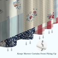 thumbnail image 6 of Pioneer Flower Floral Print Pattern Shower Curtain 36"x72" ,Bathroom Decorative Shower Curtains Set with 12 Hooks,Modern Waterproof Washable Shower Curtain, 6 of 6