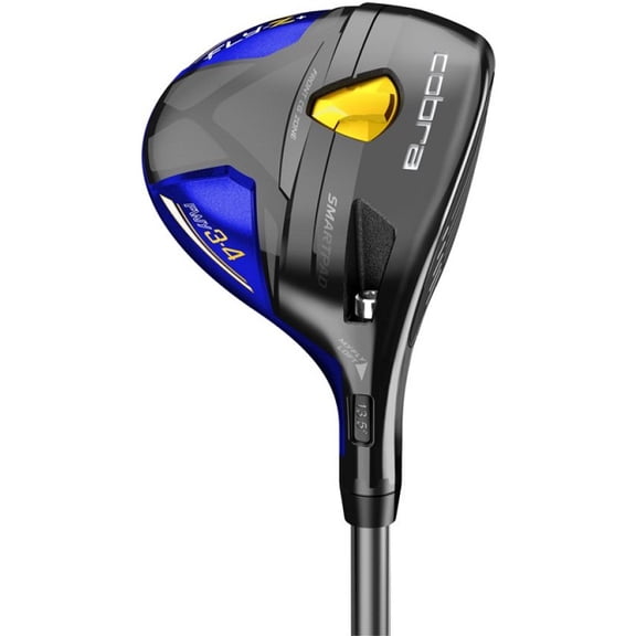 Pre-Owned Left Handed Cobra Golf Club Fly-Z+ Blue 14.5* 3-4 Wood Stiff Mint