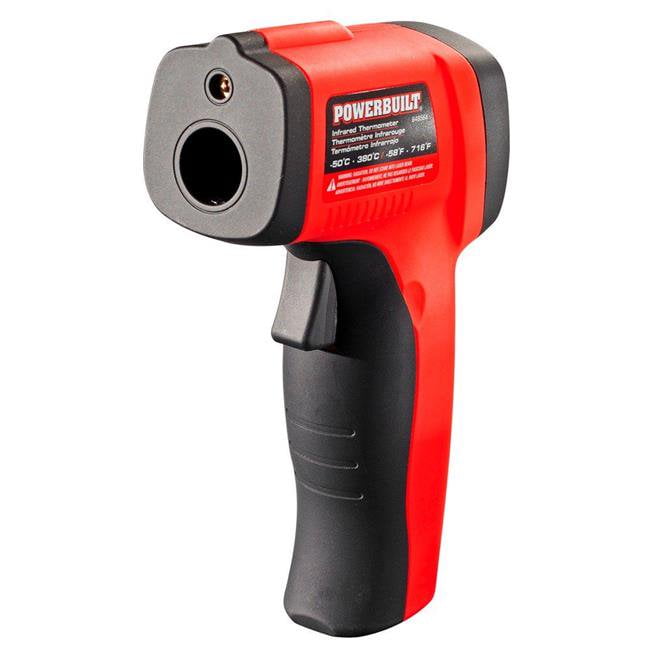 Powerbuilt Temperature Gun Infrared NonContact Laser Thermometer
