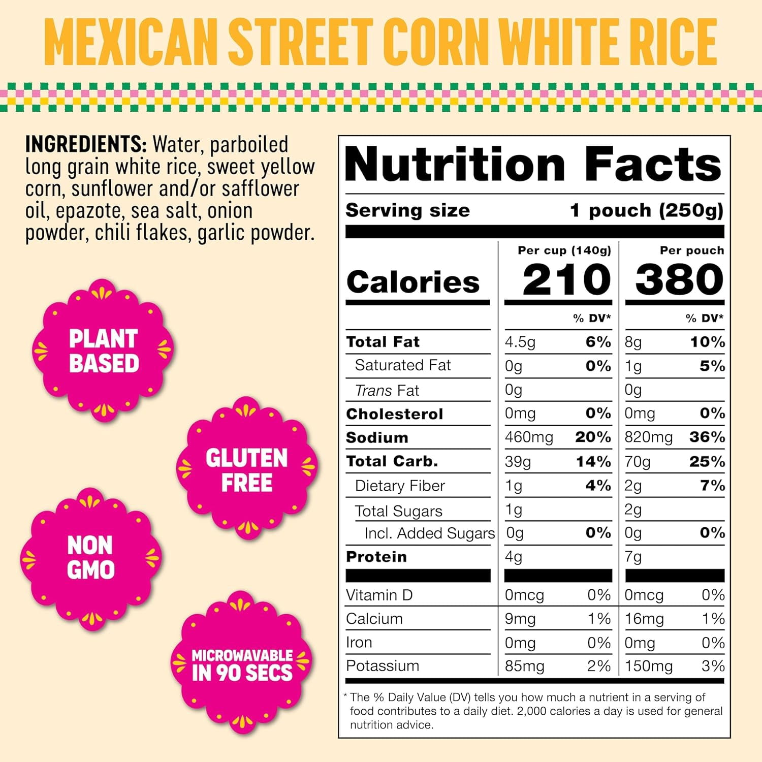 Somos Mexican Street Corn Pinto & Black Beans with a Hint of Jalapeno & Spices 10 oz