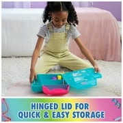 Gabby’s Dollhouse, On-The-Go Dollhouse, 12-inch Playset with Collectible Gabby Figure, Furniture & Stickers