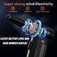 thumbnail image 2 of Soplador de aire comprimido EXELVIAN 150000 RPM 10000 mAh con LED, 2 of 7