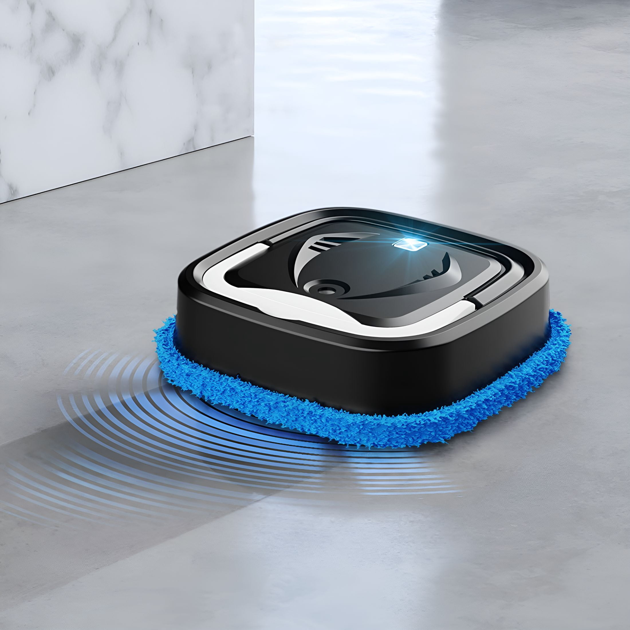 CURYMAY Wet Scrubbing Robot Vacuum Cleaner - Automatic Floor Mopping Robot with Water Vacuum and Mop - USB Charging robo vacuum and mop