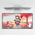 thumbnail image 4 of Happy Valentine’s Day Adorable Beagle Puppy Holding Heart Balloon Desk Mat Full Keyboard Mouse Pad Beagles Dog Lover Gifts Idea Large Mousepad - 00030, 4 of 5