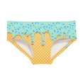 thumbnail image 4 of Girls Swimsuit 2 Piece Sporty Adjustable Straps Modest Bikini Bathing Suit with Shorts Color Block Swimwear Ice Print Swimsuit Kids Bikini Two Piece Bathing Summer Beach Pool Outfit, 4 of 4