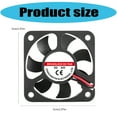 thumbnail image 5 of 5010 Computer Cooling Fan 50mm Low Noise Design ABS High Airflows 5/12/24V for Printers and Server Racks, 5 of 8