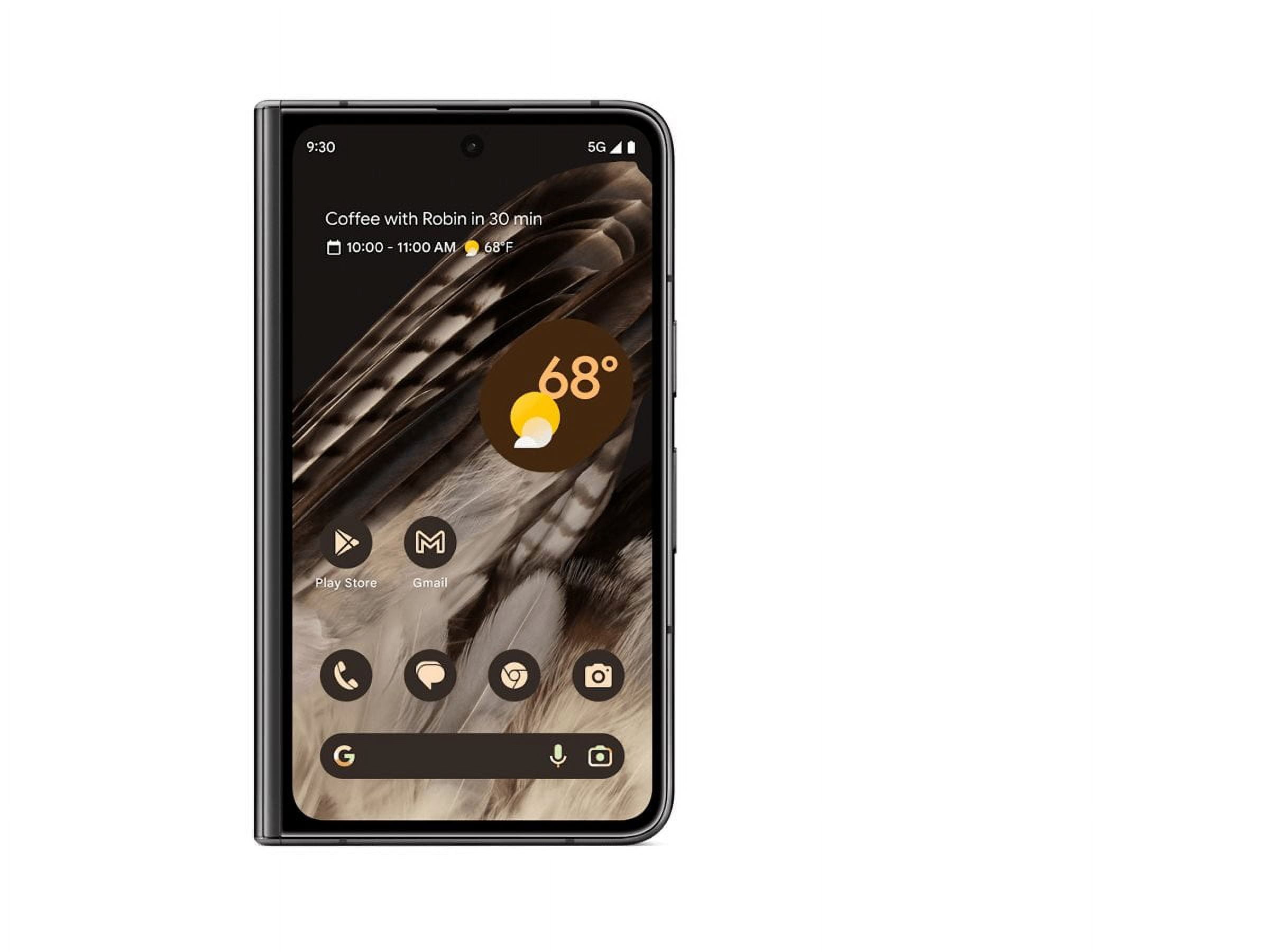 Google - Pixel 9 Pro Fold 5G 256GB (Unlocked) - Obsidian