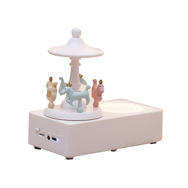 Altavoz Merry Go Round 5.0, un dispositivo electrónico ideal para salas de yoga, bares y casas. Blanco