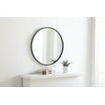 thumbnail image 4 of Elegant Decor MR4031BK 24 x 24 in. Eternity Metal Frame Round Mirror - Black, 4 of 4