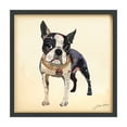 thumbnail image 3 of Empire Art Direct Boston Terrier Dimensional Collage Framed Graphic Art Under Glass Wall Art, 25" x 25" x 1.4", Ready to Hang, 3 of 6