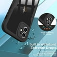 thumbnail image 3 of Compatible with iPhone 11 Case Full Body Clear Design with Built-in Screen Protector Shockproof Anti-Scratch Rugged Phone Case 360 Protective Cover for iPhone 11 6.1 inch, Black, 3 of 8