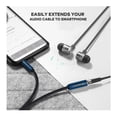 thumbnail image 3 of Cable de Extensión de Audio Knox Gear 3.5mm Trenzado de Nylon 1.8 m, 3 of 5
