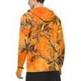 thumbnail image 4 of WTOBBY Men's Long Sleeve Camouflage Hoodie with SPF/UV Protection, Sun Protective Shirt for Daily Use, Quick-Dry and Breathable Design for Comfort ,Green S, 4 of 4
