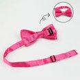 thumbnail image 2 of LAICAIW Solid Banded Adjustable Length Pre-tied Boy's Bow Tie, 2 of 7