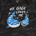 thumbnail image 4 of Inktastic My Gigi Loves Me Whale Shark Boys or Girls Baby Bodysuit, 4 of 5