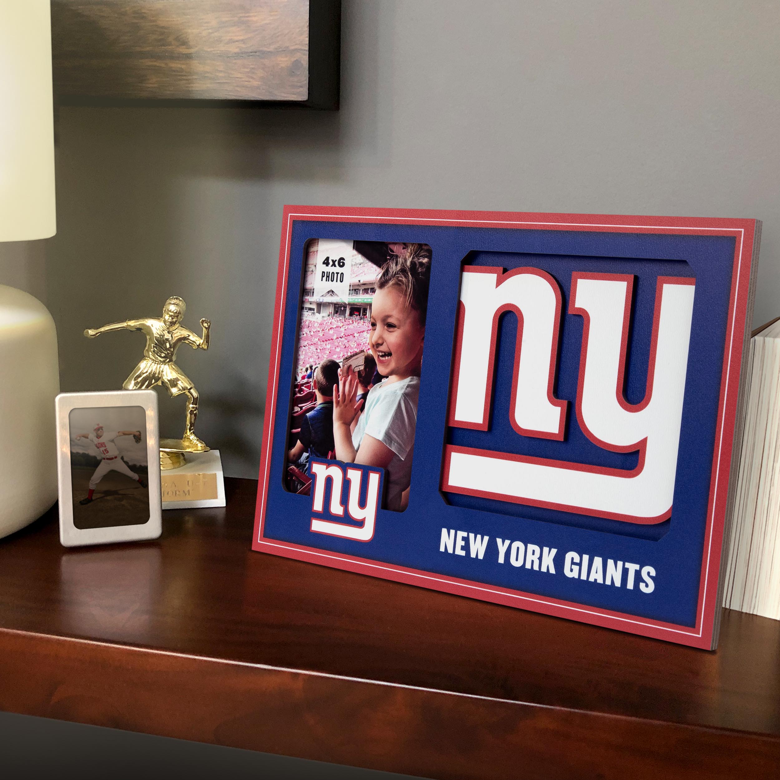 New York Giants 3D Logo Picture Frame