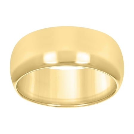 10Kt Gold Comfit Wedding Band 8mm-13