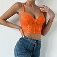 thumbnail image 2 of HADST Women's Cropped Tank Top Spaghetti Strap Camisole Loose Fit Summer Flowy Shirt, 2 of 4