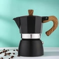 thumbnail image 3 of de café titular Cafetera de aluminio Estufa Cafetera Percoladora, Maker Regalos para del , 300 ml, 3 of 8