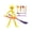 Yellow, variant on Stop Motion Figures,Stick Bots,Action Figure Set,7IN Stick Figure Action Figure Set,Multi-Jointeds Movable Robot Fulls Body Mechanical Doll(Red)