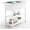White, variant on End Table with  Station, Flip Top Side Table with USB Ports and Outlets, Sofa Couch Table Bedside Table for Living Room Bedroom, Narrow Nightstand with Storage Shelves for Small Spaces