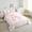 Pink A, variant on Erosebridal Pink Bow Tie Bedding Twin Comforter Set, Initial B Letter Down Comforter, Cute Catoon Decor, Reversible 2-Piece
