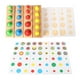 thumbnail image 1 of Juguete educativo temprano Montessori para niños pequeños: juego de cilindros. Estilo1, 1 of 9