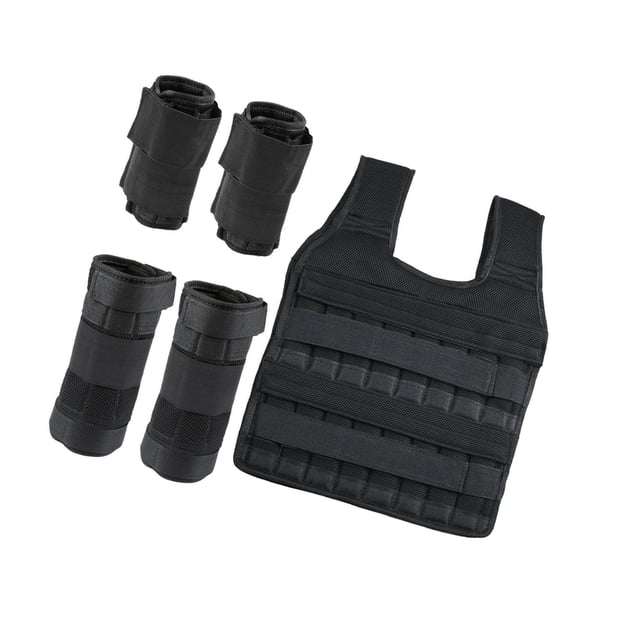 Weight Vest Weighted Bracelet Ankle Weights Jacket Loading Vest for Training 15kg Capacity