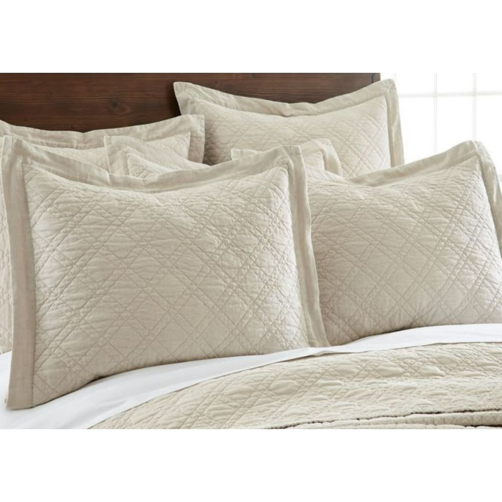 Levtex Home Sasha European Pillow Sham in Natural