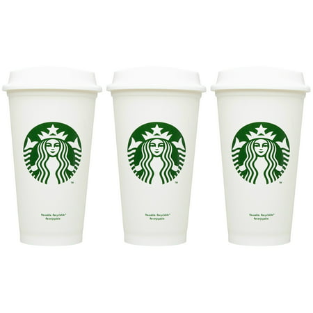 Starbucks Reusable Cup To Go Travel Coffee Tea Tumbler 16 Oz (Pack of
