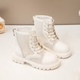 thumbnail image 6 of JTieacloth Girls Ankle Boots Breathable Mesh Cutout Girls Boots With Soft Sole Fashionable Ankle Booties For Everyday Wear And Performances,White, 6 of 6