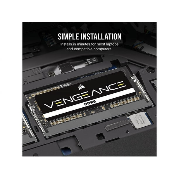 CORSAIR VENGEANCE DDR5 5600MHz 48GB×2 VENGEANCE® RGB 48GB (2x24GB) DDR5 DRAM 5600MHz C40 Memory