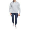 thumbnail image 3 of Sleepdown Men’s Fleece Hoodie Long Sleeves Pullover Ribbed Cuff Hoodies for Men's Lightweight & Drawstring Hoodie - Large, Grey, 3 of 5