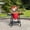 Red, variant on SUNJOY 20 inch Charcoal Grill, Egg-shaped Outdoor Grill with Pizza Stone, Ultimate BBQ Grill and Smoker with Wheels, Yellow