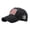 Black, variant on HONHUZH Summer Hats Mens Women Independence Day Baseball Hat Adjustable Patriotic Sun Cap
