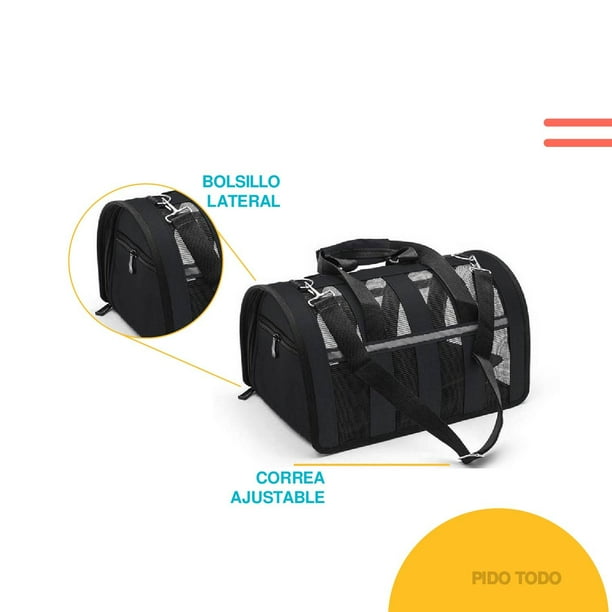 Bolso Transporte Mascota Para Coche, Malla Transpirable Impermeable - Para Gatos Perros Pequeños Conejos
