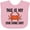 AD-Pink, variant on Inktastic This is My Crab Eating Shirt Boys or Girls Baby Bib