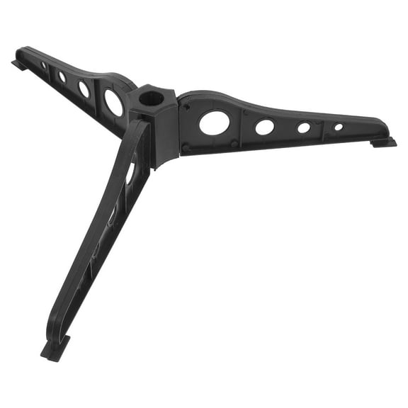 HOMOBABE 1Set Tree Stand Artificial Tree Replacement Stand Black 15.4X15.4X2.5in Simple Structure for Christmas Party