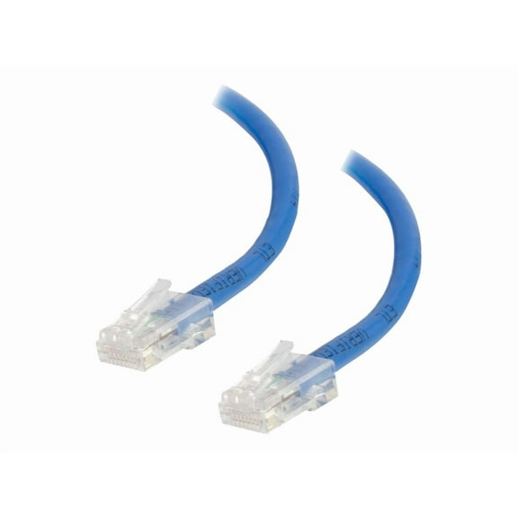 C2G 22673 Cat5e Non-Booted Unshielded (UTP) Network Patch Cable, Blue (3 Feet/0.91 Meters)