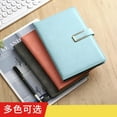 thumbnail image 4 of A5 Minimalist Work Conference Notebook, Faux Leather Cover Buckle notebook-U Buckle, 4 of 6