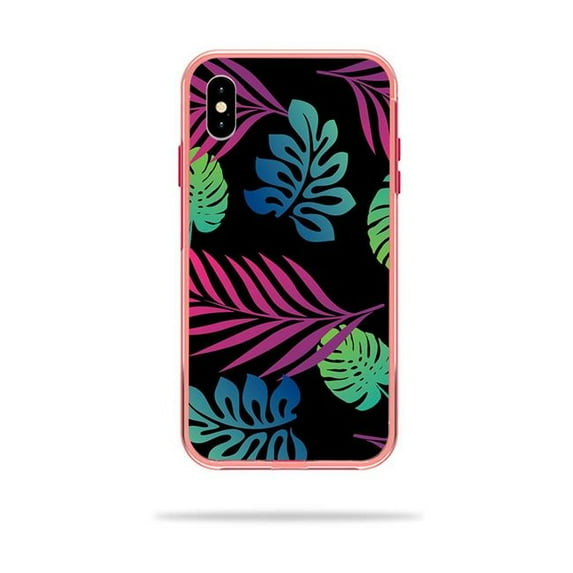 MightySkins LIFSLIPXSM-Neon Tropics Skin Decal Wrap for LifeProof SLAM iPhone XS Max Case Sticker - Neon Tropics