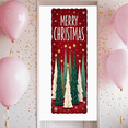 thumbnail image 2 of Decorative Design Christmas Banner Colorful Trees Holiday Decoration for Winter Party Home Decor Celebration, 2 of 9