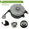 thumbnail image 4 of Motor de ventilador del radiador Unique Bargains para Toyota Sienna 2011-2016, motor de enfriamiento de motor silencioso No.163630P250 1 Pc, 4 of 6