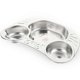 thumbnail image 4 of Durable Stainless Steel Divided Plate For Kids Food Separation .61X7.07X1.18in 1Pcs, 4 of 4