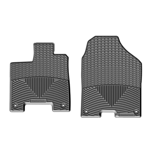 WeatherTech All-Weather Floor Mats compatible with Honda Passport, Pilot - 1st Row (Driver & Passenger), Black
