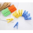 thumbnail image 4 of Pinzas de plástico para ropa, paquete de 60 pinzas para toallas de colores, pinzas para ropa pequeñas, pinzas para perchas, pinzas para secar ropa de 4 colores para viajes al aire libre en la cocina, 4 of 5