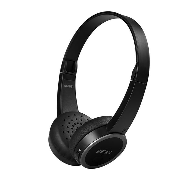 Edifier Casque Supra-Auriculaire W570BT Bluetooth - Casque Sans Fil Léger - Noir