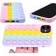 thumbnail image 5 of Estuche antiestrés de silicona con arcoíris para iPhone 11 Pro, divertido juguete antiestrés con burbujas, alivia la ansiedad y protege contra el autismo., 5 of 5