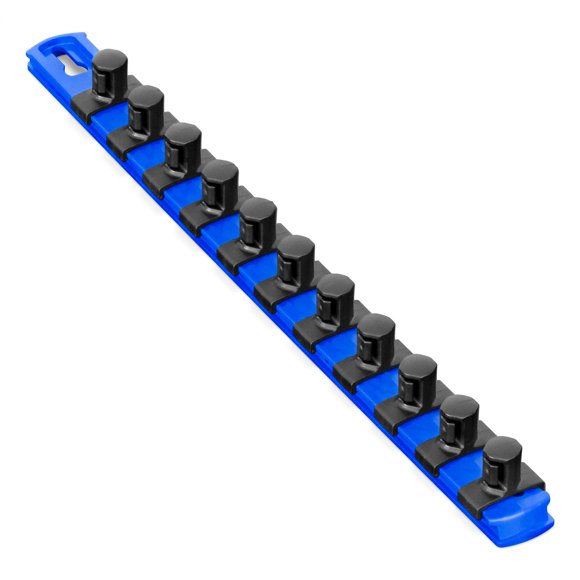 Ernst Manufacturing - 8419-Blue-1/2 Organizador De Enchufes De 13 Pulgadas Con Clips De Bloqueo Giratorio De 11 1/2 Pulgadas, Color Azul